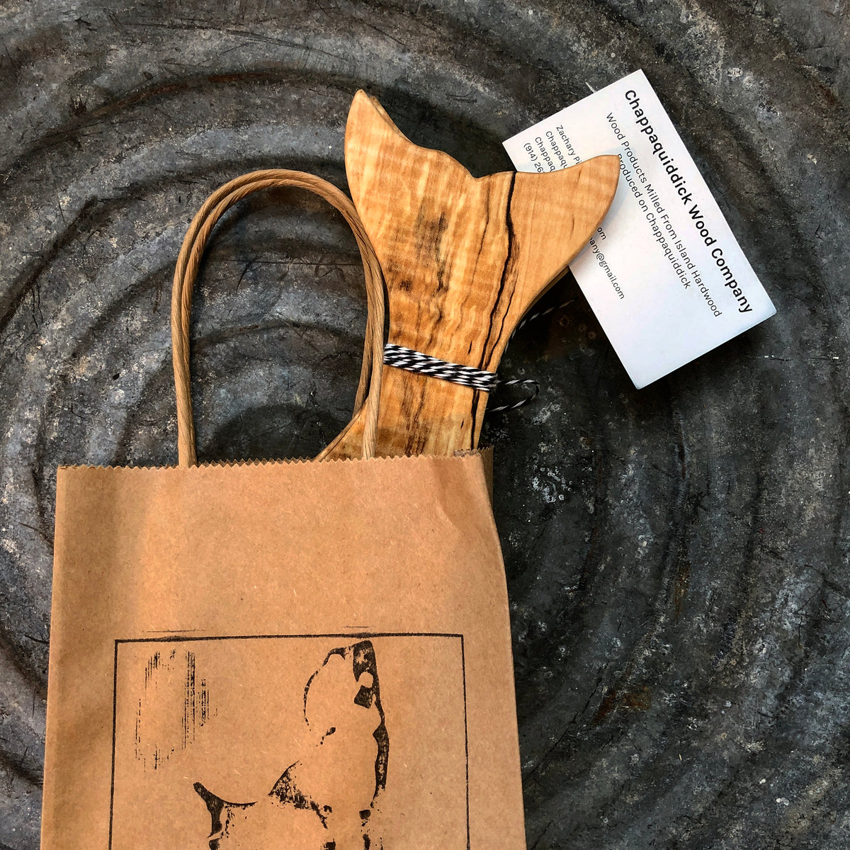 Whale Salad Servers Chappaquiddick Wood Company