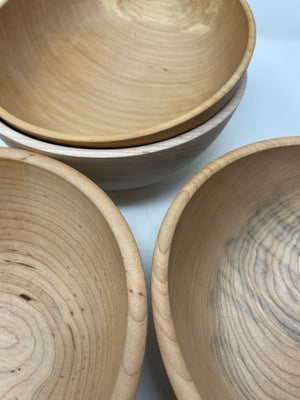 Edgartown Maple Four Bowl Set 8”